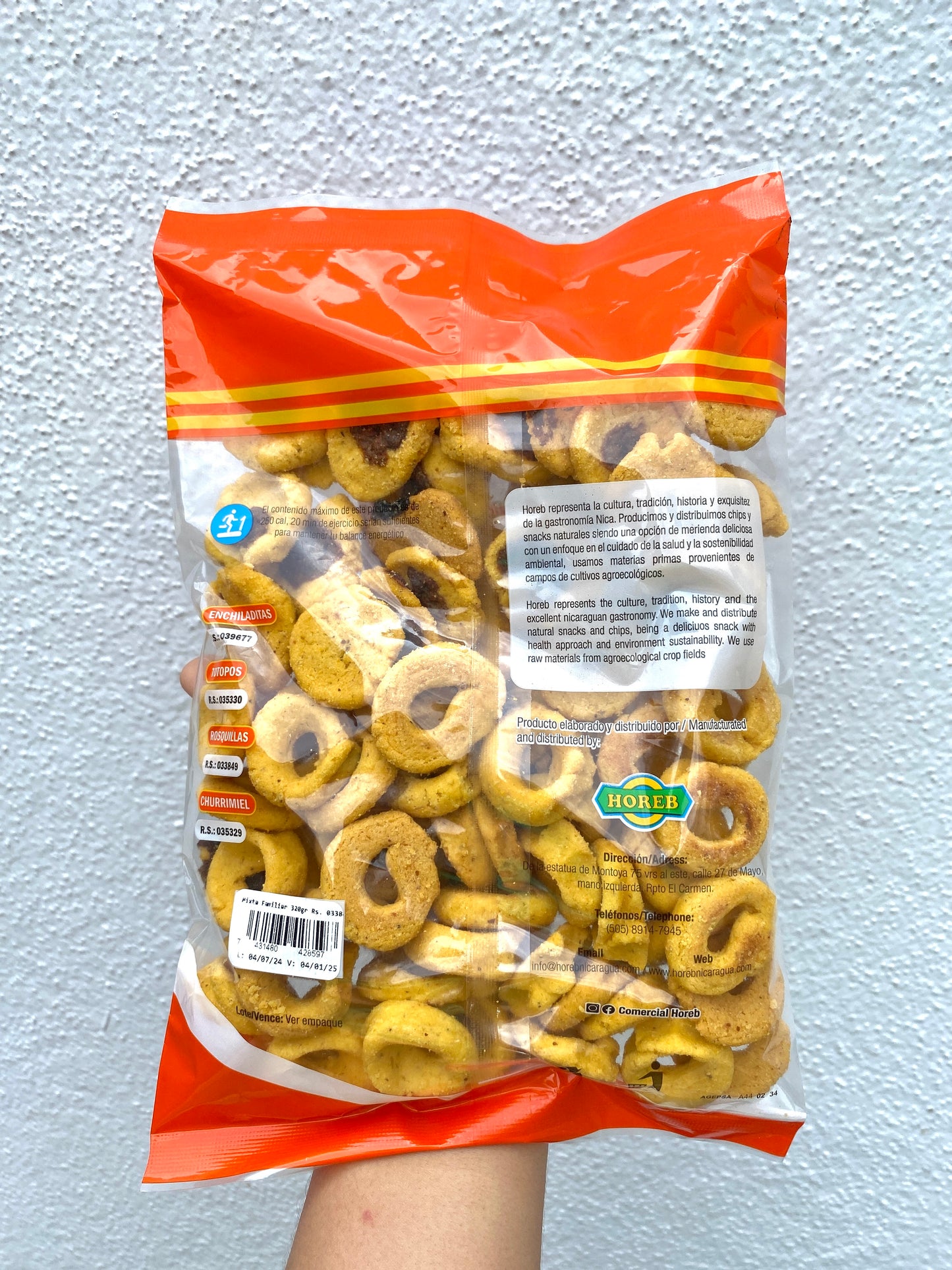 Rosquillas Mixtas Nicaragüenses 300gr