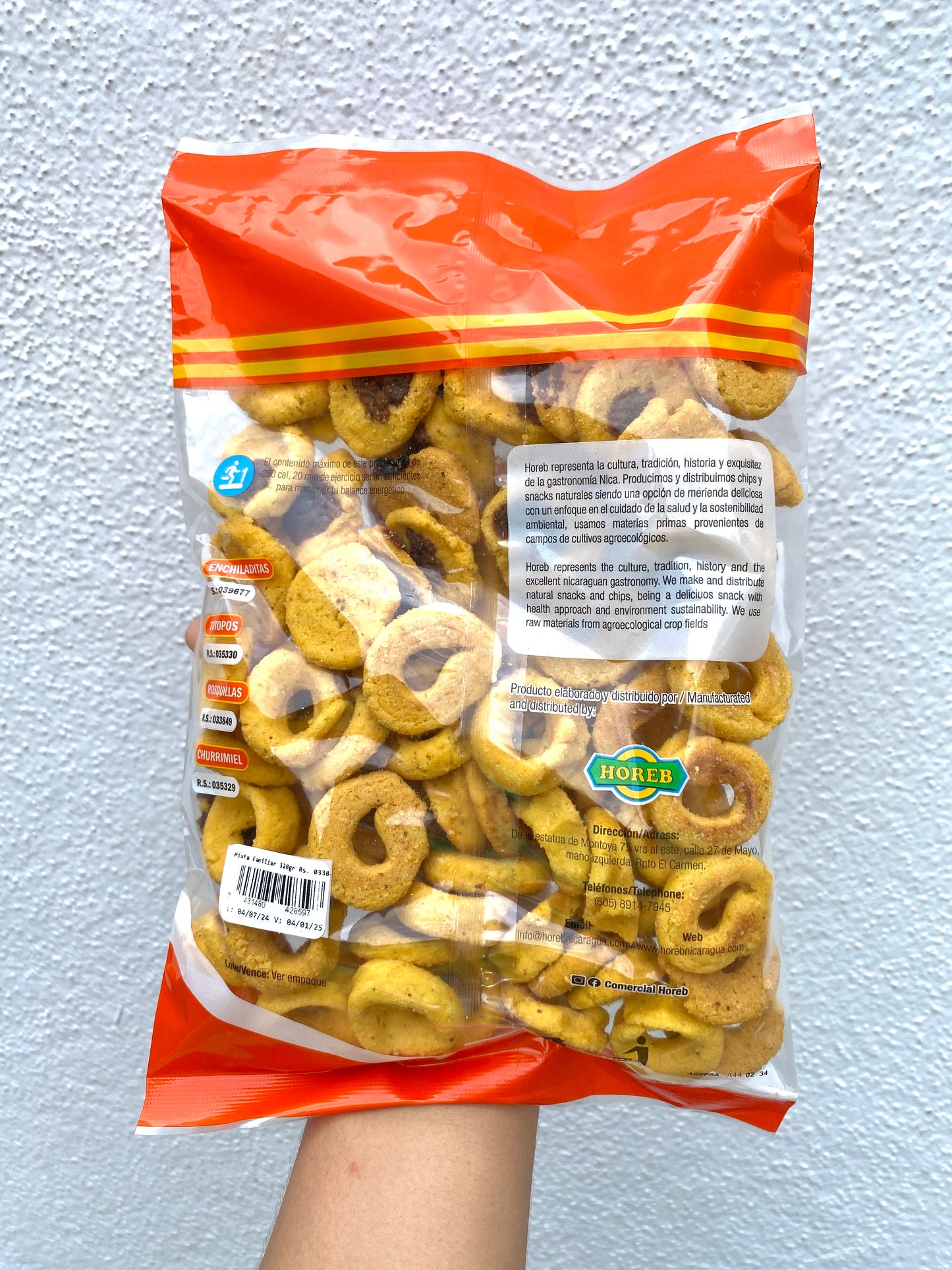 Rosquillas Mixtas Nicaragüenses 300gr